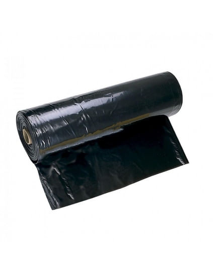 Lona Plástica Preta - 1m x 4m