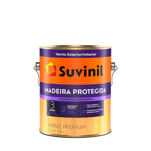 Verniz Madeira Protegida Marítimo Brilhante 3,6L - Suvinil