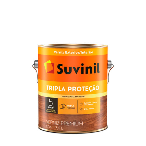 Verniz Tripla Proteção Brilhante - Suvinil 3,6L