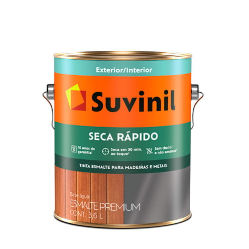 Esmalte Seca Rápido Acetinado - Suvinil 3,6L