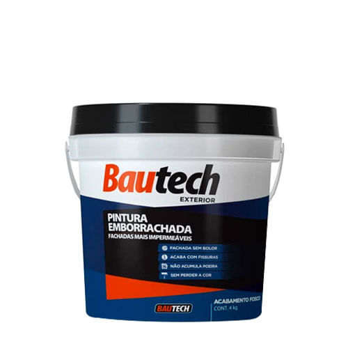 Tinta Emborrachada Branco - Bautech