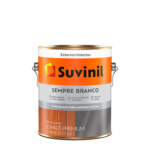 Esmalte Sempre Branco - Suvinil 3,6L