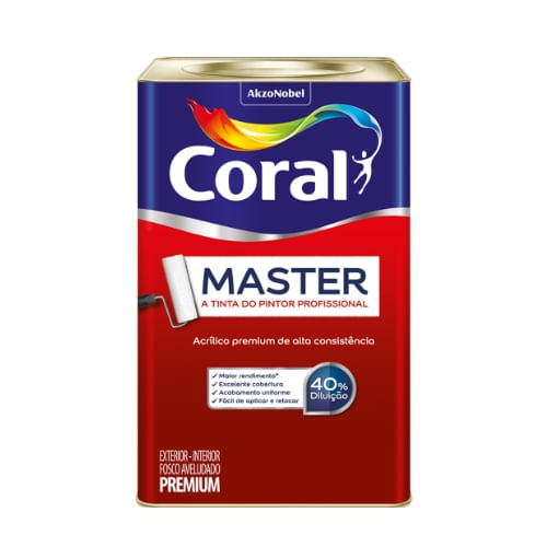 Tinta Master Branca - Coral